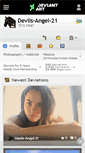Mobile Screenshot of devils-angel-21.deviantart.com