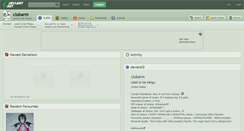 Desktop Screenshot of clubarm.deviantart.com