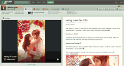 Desktop Screenshot of calisto-lynn.deviantart.com
