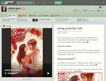 Tablet Screenshot of calisto-lynn.deviantart.com