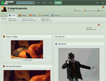 Tablet Screenshot of d-mephistopheles.deviantart.com