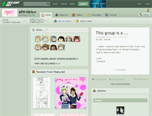 Tablet Screenshot of aph-girls.deviantart.com