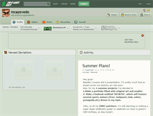 Tablet Screenshot of mcazevedo.deviantart.com