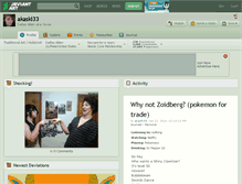 Tablet Screenshot of akaski33.deviantart.com