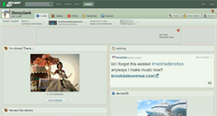 Desktop Screenshot of disneygeek.deviantart.com