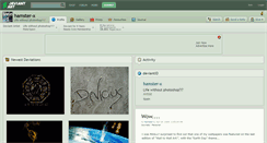 Desktop Screenshot of hamster-x.deviantart.com