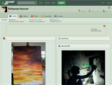 Tablet Screenshot of fishbones-forever.deviantart.com