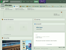 Tablet Screenshot of mikelippa.deviantart.com