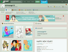 Tablet Screenshot of animeangel10.deviantart.com