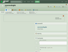Tablet Screenshot of neverendingfat.deviantart.com
