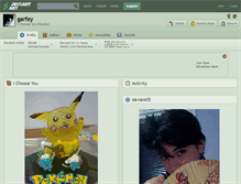 Tablet Screenshot of garfey.deviantart.com