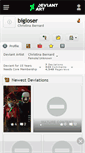 Mobile Screenshot of bigloser.deviantart.com