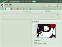 Tablet Screenshot of jlynn-4life.deviantart.com