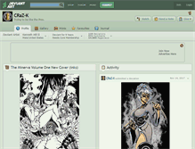 Tablet Screenshot of craz-k.deviantart.com