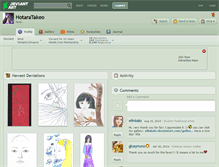 Tablet Screenshot of hotaratakeo.deviantart.com