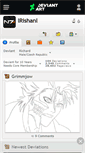 Mobile Screenshot of lrishanl.deviantart.com