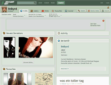 Tablet Screenshot of linibyrd.deviantart.com