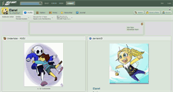 Desktop Screenshot of elanei.deviantart.com