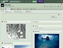 Tablet Screenshot of mirc-mirc.deviantart.com