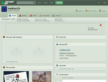 Tablet Screenshot of madison26.deviantart.com