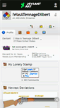 Mobile Screenshot of iwasatennagedilbert.deviantart.com