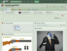 Tablet Screenshot of iwasatennagedilbert.deviantart.com