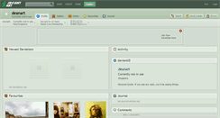 Desktop Screenshot of deanart.deviantart.com