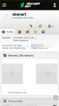 Mobile Screenshot of deanart.deviantart.com
