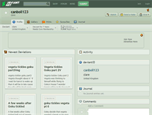 Tablet Screenshot of canboll123.deviantart.com