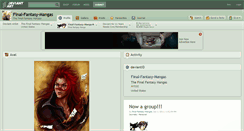 Desktop Screenshot of final-fantasy-mangas.deviantart.com