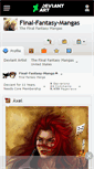 Mobile Screenshot of final-fantasy-mangas.deviantart.com