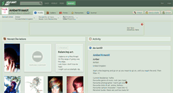 Desktop Screenshot of amberxrosesx.deviantart.com