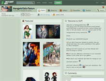 Tablet Screenshot of mangaartists-fans.deviantart.com