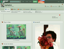 Tablet Screenshot of hepiladron.deviantart.com