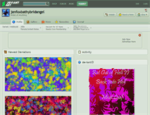 Tablet Screenshot of jenfoxbathybridangel.deviantart.com