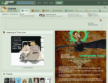 Tablet Screenshot of ch4rms.deviantart.com