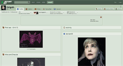 Desktop Screenshot of girlgoth.deviantart.com