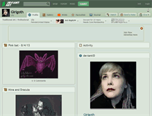 Tablet Screenshot of girlgoth.deviantart.com