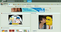 Desktop Screenshot of angelcou.deviantart.com