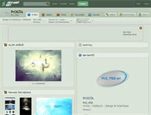 Tablet Screenshot of progta.deviantart.com