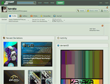 Tablet Screenshot of kawaka.deviantart.com