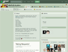 Tablet Screenshot of beatles-slash.deviantart.com