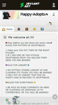 Mobile Screenshot of happy-adopts.deviantart.com