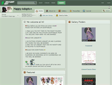 Tablet Screenshot of happy-adopts.deviantart.com