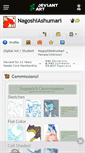Mobile Screenshot of nagoshiashumari.deviantart.com