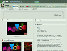 Tablet Screenshot of lfleite.deviantart.com