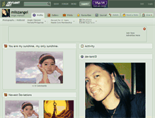 Tablet Screenshot of miiszangel.deviantart.com