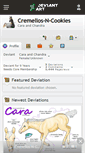 Mobile Screenshot of cremellos-n-cookies.deviantart.com