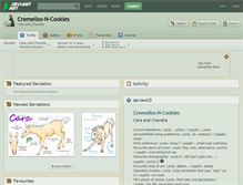 Tablet Screenshot of cremellos-n-cookies.deviantart.com
