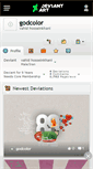 Mobile Screenshot of godcolor.deviantart.com
